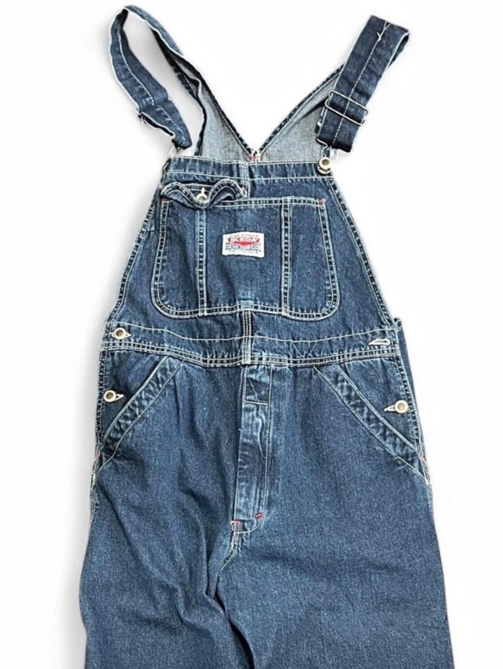 IKEDA Denim Overalls in Blue